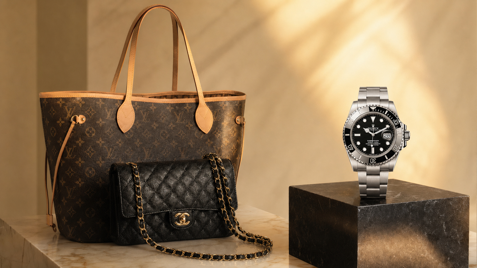 luxury brand bags watches jewelry